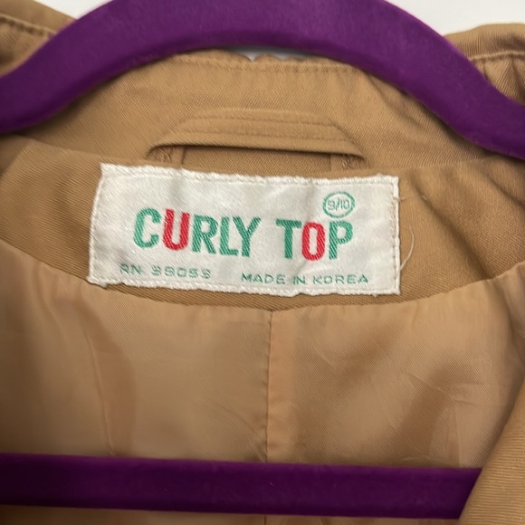 Vintage single button trench coat size 9/10 - Picture 2 of 4